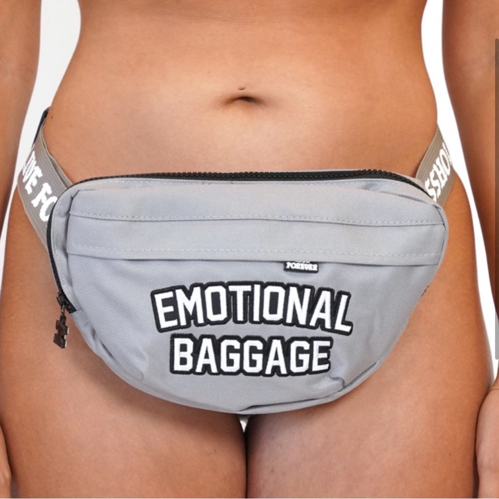 ALF (Assholes Live Forever) Grey Emotional Baggage Fanny Pack NEW in package.